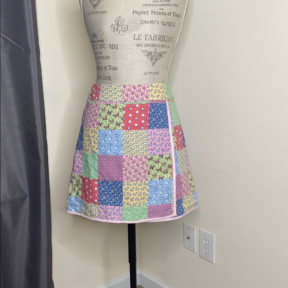 Vineyard Vines Patchwork Skirt 2 - image 2